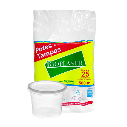 Imagem do produto Pote c/ Tampa Descartável 500ml